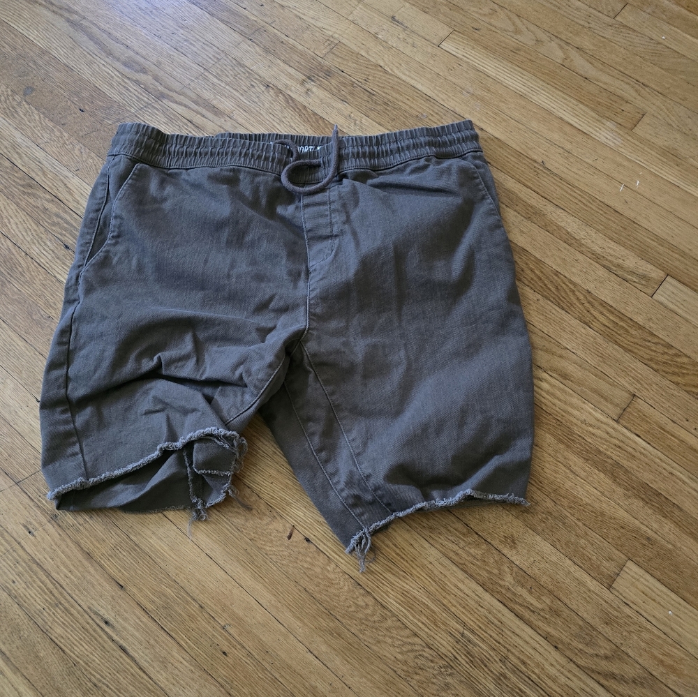 Hot Topic Dark Brown Men's Flat Front Shorts